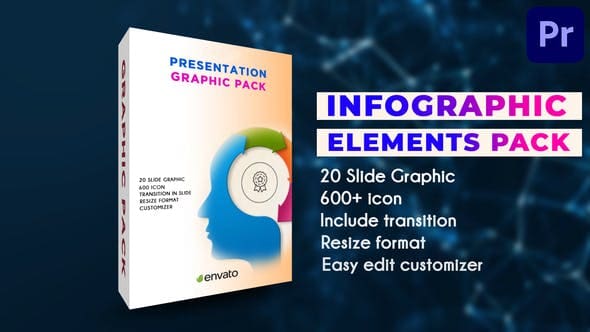 حزمة الافنوجرافيك للبريمير Infographic Elements Pack