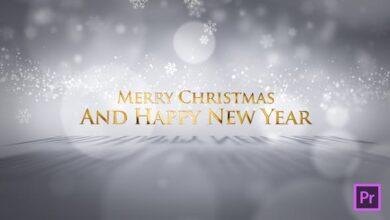 تمنيات عيد الميلاد المشرقة للبريمير || Videohive - Bright Christmas Wishes - 34946591