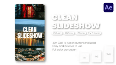 VideoHive - Clean Slideshow - Instagram Reels, TikTok Post, Short Stories 40470203