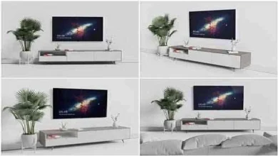 Clean TV Screen Mockup