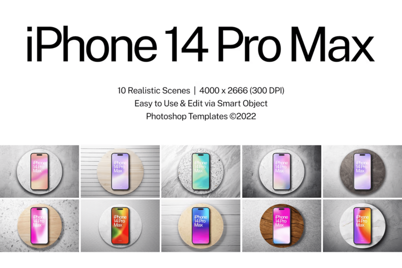 iPhone 14 Pro Mockups v1