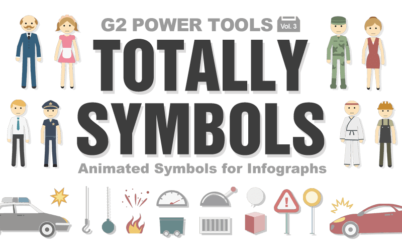 G2 PowerTools Vol.3 – Totally Symbols for CrazyTalk Animator 2